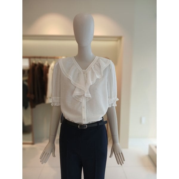 [여주점] 씨씨콜렉트 프릴반팔브라우스 E262msc141