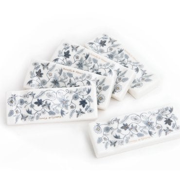 골든벨 버터플라이 그레이 수저받침 5P