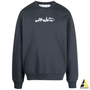 OFFWHITE 오프화이트 페인트 애로우 슬림핏 맨투맨 (OMBA057F22FLE0064601 OMBA057F22FLE006 460