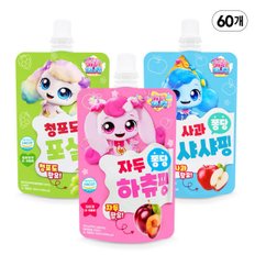 캐치티니핑 퐁당 음료 파우치 100ml 60개 과채음료