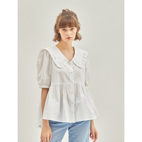 Lilly Frill Blouse White