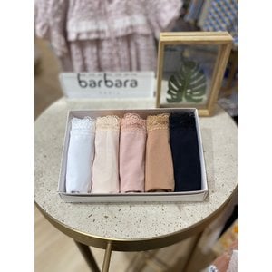 barbara barbara1926  데일리 노라인 햄팬티 5종 세트(ABP5089SET)