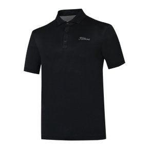 M 타이틀리스트골프반팔티 CQK TKPMS1207-06 BASIC POLO SHIRT BLACK