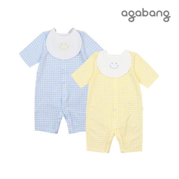 아가방 TC01 마들렌7부우주복(턱받이)(YELLOW,BLUE)_ 01Q317515(1)