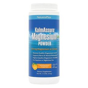 Nature`s Plus Kalm-Assure 마그네슘, 오렌지 맛 - 1.15 lb 분말, 네이처스 플러스 건강식품