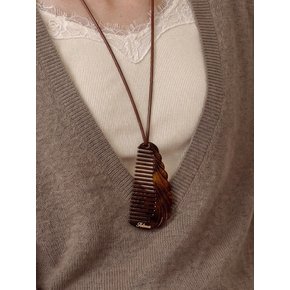ECLAT HAIR COMB (BROWN)
