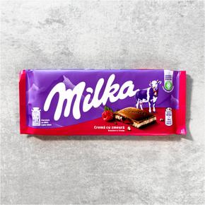 밀카 초콜릿 라즈베리 크림 100g