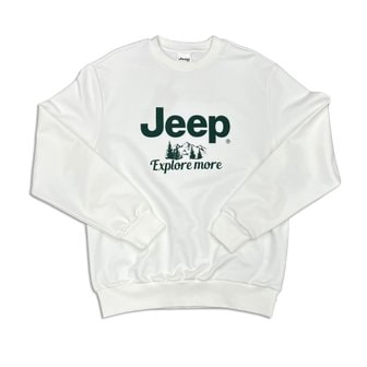 Jeep [여주점] 지프 빅지프 맨투맨 JP8TSU891WH