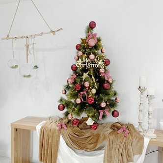 비솜 로맨틱 크리스마스 고급파인트리120cm 세트(미리내전구200P포함 지네전구)