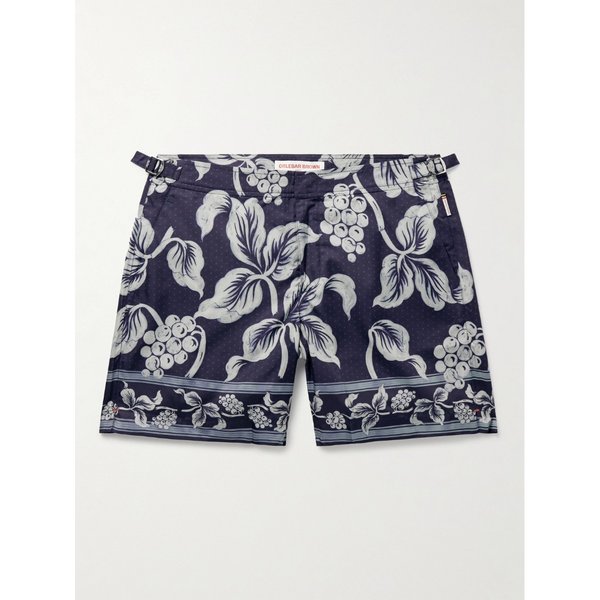 불독 페트랄리스 스트레이트 레그 미드 렝스 프린트 스윔 쇼츠 46376663162938655