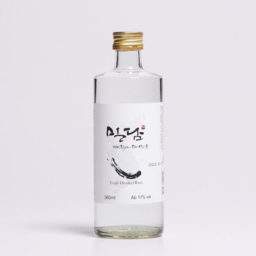  밀담 17도 360ml 단수수 럼 증류주 착한농부 예천주