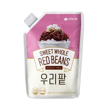 화과방 우리팥 1kg (국산팥/파우치)