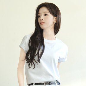 여자 봄 여름 가을 퍼펙트 라운드넥 반팔티 (SLD) 651832