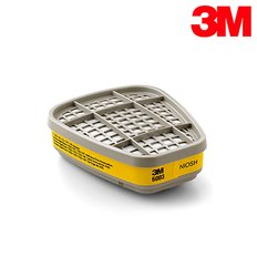 3M 6003K 방독필터 착탈식 정화통 2개 1조 산성가스용-