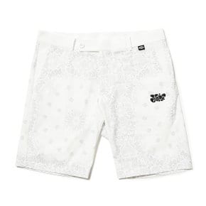 SHORTS PAISLEY WHITE 욜프 반바지 페이즐리 화이트