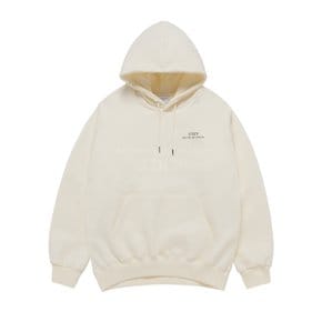 UPSIDE DOWN LOGO NAPPING ZURRY HOODIE 업사이다운로고 기모 후드 아이보리