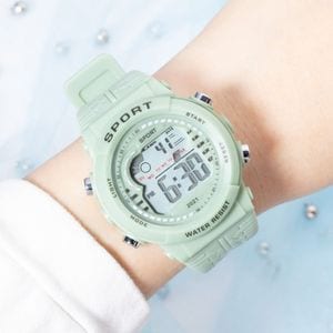  패션 시계 스포츠 전자 파스텔 컬러 손목 디지털 워치