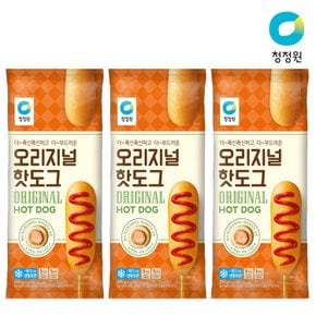 오리지널 핫도그 375g 3개