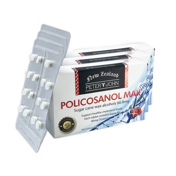 피터앤존 폴리코사놀 Policosanol 66.8mg 60정 3개