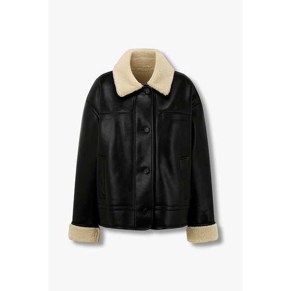 보아 퍼 신세틱 무스탕 점퍼 9105461116099