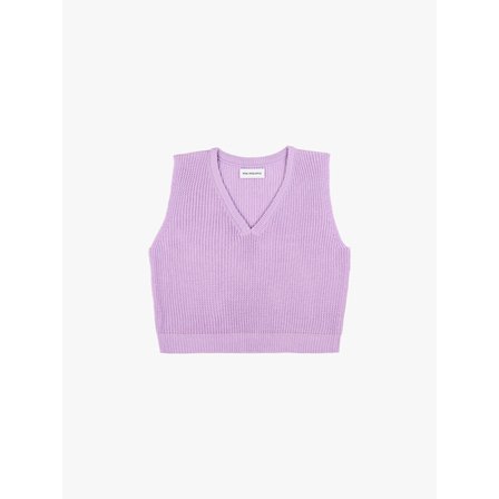 핑크파인애플 V BOXY VEST_LAVENDER