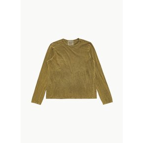 가브리엘라콜가먼츠 24PF NO.87 ORGANIC COTTON LONG SLEEVE T-SHIRT IN OLIVE