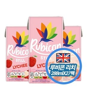 루비콘 NFC 리치 열대과일주스 Rubicon 288mlX27 빨대팩