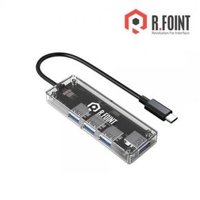 알포인트 USB3.0 Type C 4포트 USB 허브