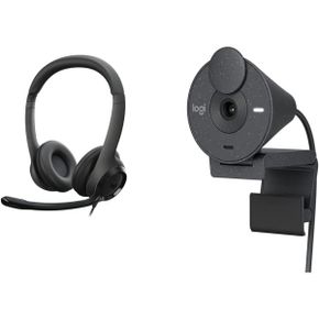 일본 로지텍 화상카메라 [Logitech Webcam USB Headset] Brio 300 Full HD 1080p C700GR Headset