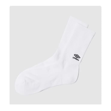 엄브로 남녀공용 에센셜 크루 삭스 UQ323CSC70WHT