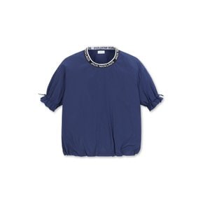 (LWTAM24471_BUX) 여성 로고넥 포인트 아노락 반팔 티셔츠