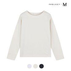 프로젝트엠 여성 쿨텐션 보트넥 긴팔 티셔츠_EPD2TR2501