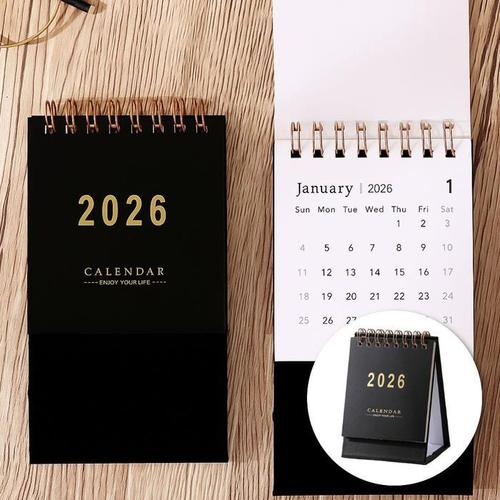 세련된 2026년 미니 탁상달력 책상용 일정관리 캘린더(1)