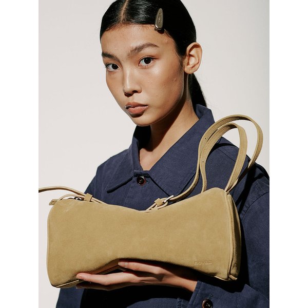 [리퍼브] MELT SUEDE SHOULDER , BEIGE
