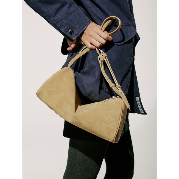 [리퍼브] MELT SUEDE SHOULDER , BEIGE
