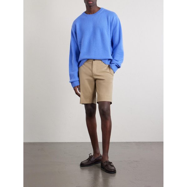 슬림 코튼 블렌드 개버딘 치노 쇼츠 46376663163019207