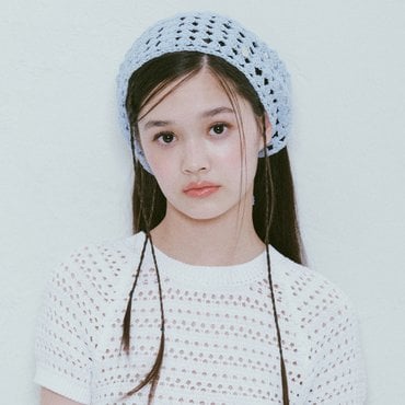 레이브 Crochet Hair Bandana in S/Blue VX4MA314-21