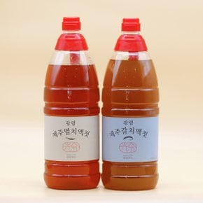 제주 멸치액젓 갈치액젓 김장철 액젓 set 2KG *2