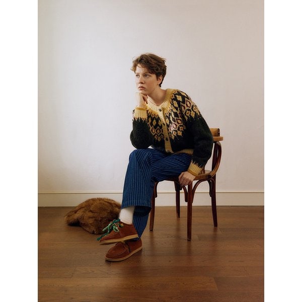 Aurora Nordic Cardigan (Charcoal)