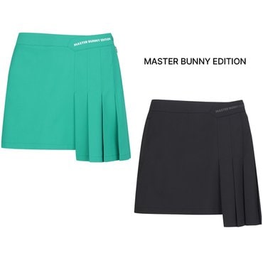 마스터바니 24S/S 이월상품 여성 탈착 포켓 플리츠 믹스 큐롯 스커트 (421D2PC606)