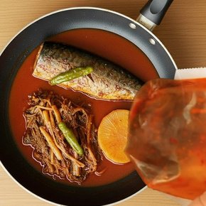 [단짠예찬] 오션쉐프 국가대표 화덕에 구운 순살 고등어 시래기 무조림 330gx3팩