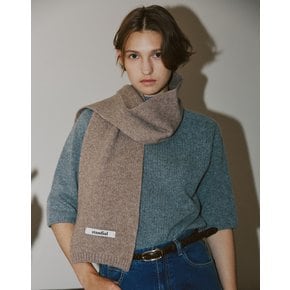 [23FW] [클리어런스]Wool Knit Muffler_BEIGE EPSW3F016I3