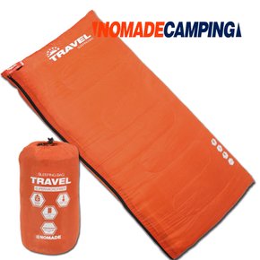 트레블 850G 침낭 (Orange 오렌지) 차박 휴대용 캠핑 용품