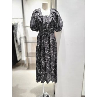 에고이스트 [여주점] 볼륨소매 러플카라 롱원피스(EQ3WO761)