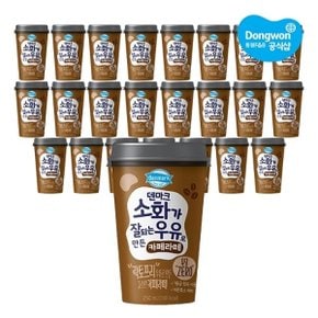 덴마크 소화가 잘되는 우유로 만든 카페라떼 250ml x 24개