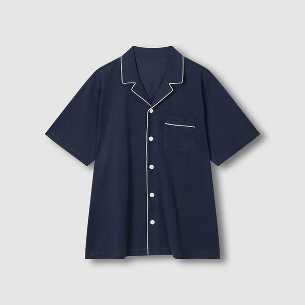 남 JAJU AIR 코튼 5부 파자마 세트 J216201173056