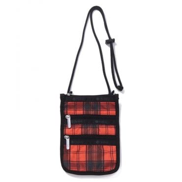  [레스포삭] 공식 숄더백 CROSSBODY PHONE BAG3960 레이디스 레드 타탄 (일본직구)