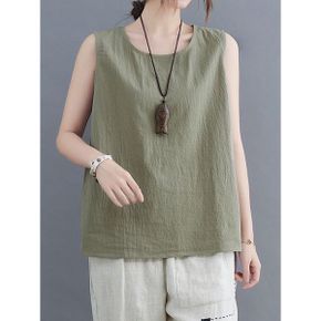 베이직라운드커버핏나시블라우스 HB4MBL101C_P363377833
