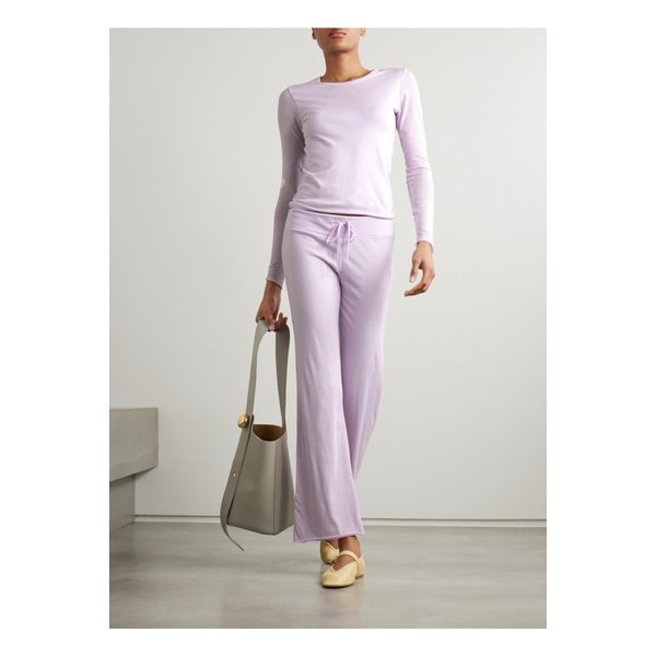 엘라나  피마 코튼 저지 탑 라일락 1647597350388143