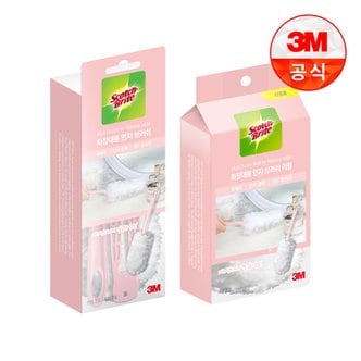 3M 뉴 화장대용 먼지떨이 핸들+리필 3입